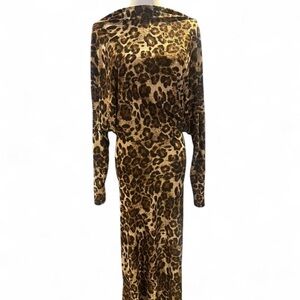 Snap Animal Print Dress
